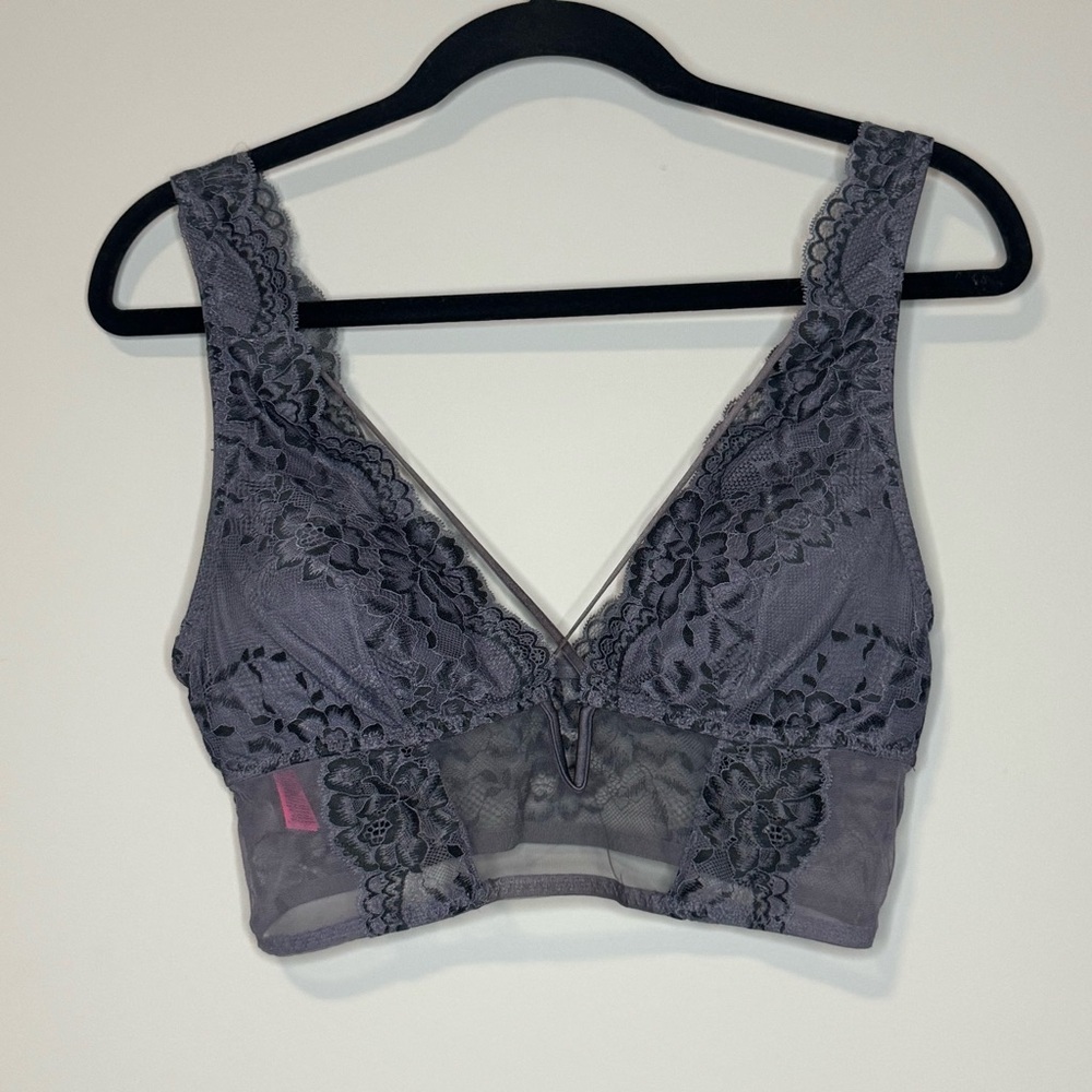 La SENZA Gray Lace Bralette